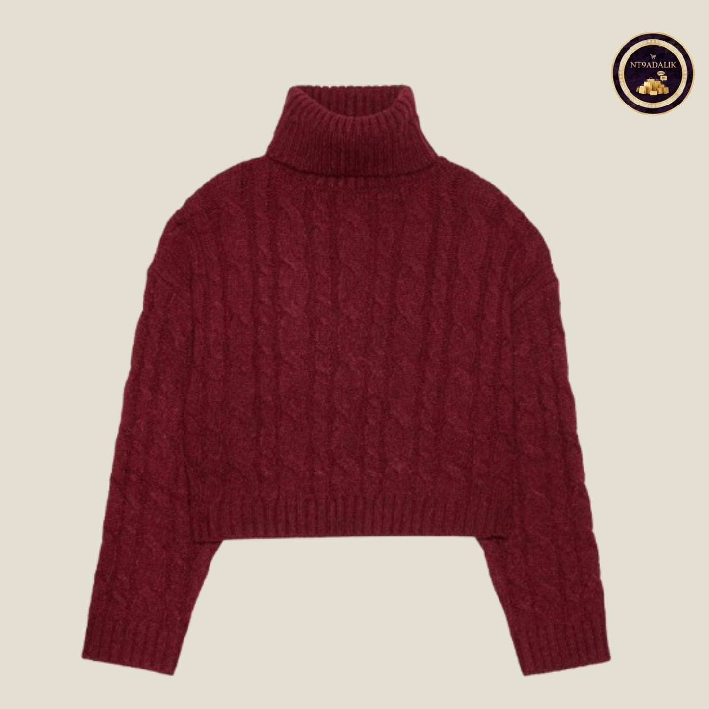 Even&Odd Pullover - burgundy