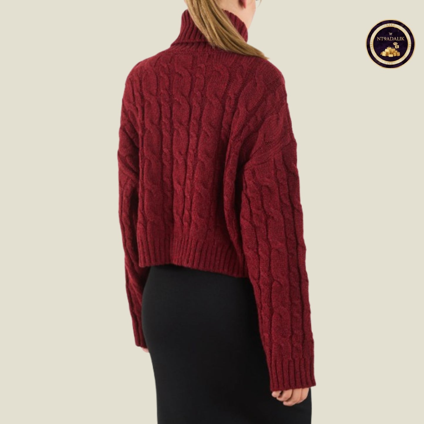 Even&Odd Pullover - burgundy